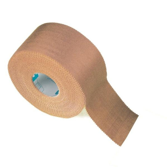 Strong adhesive sports tape for fixing bandages & protective pad